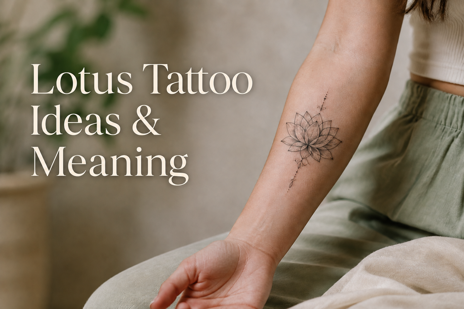 Lotus Tattoo Ideas and Meaning Inspiration