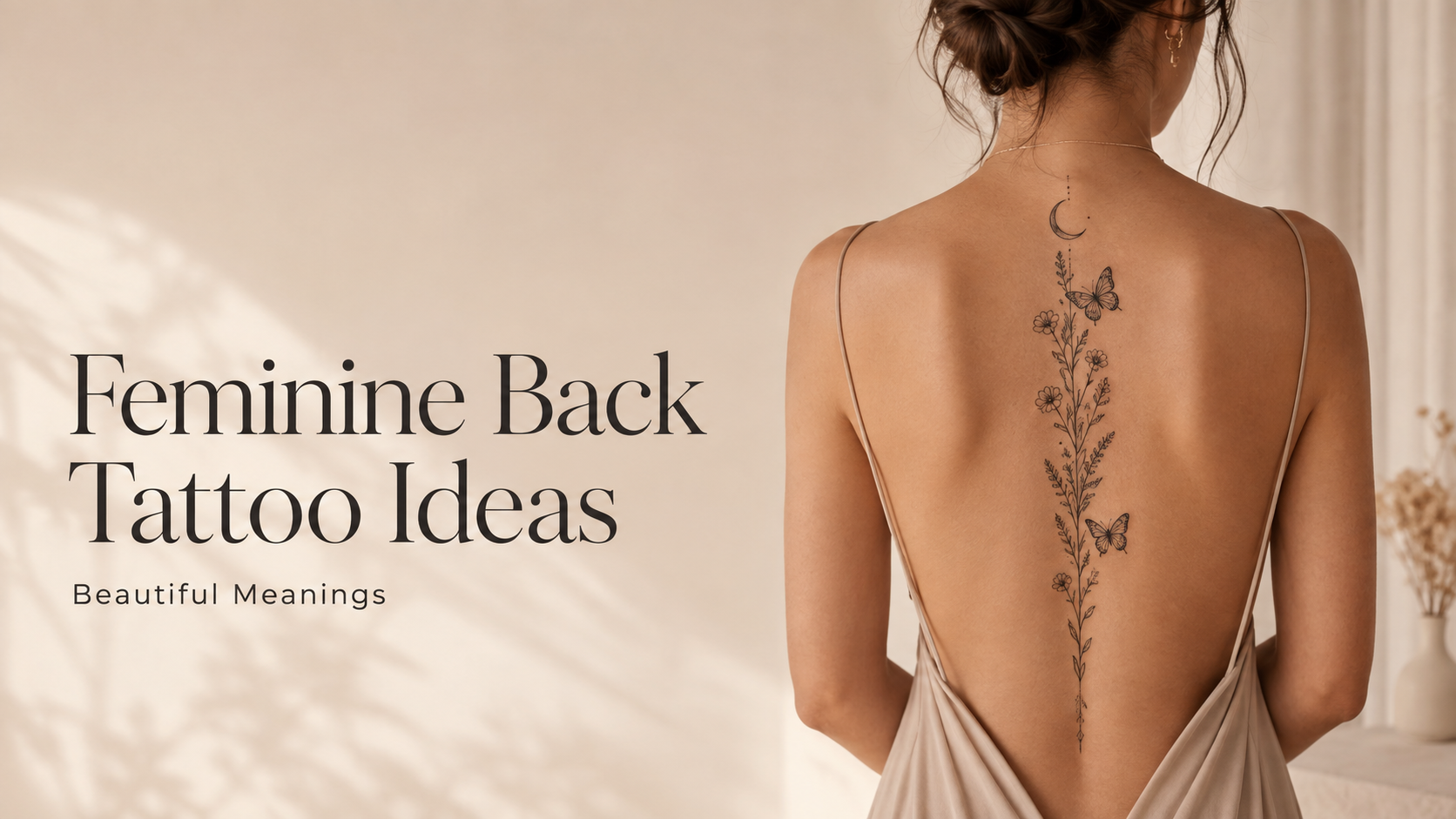 Feminine Back Tattoo Ideas with Beautiful Meanings