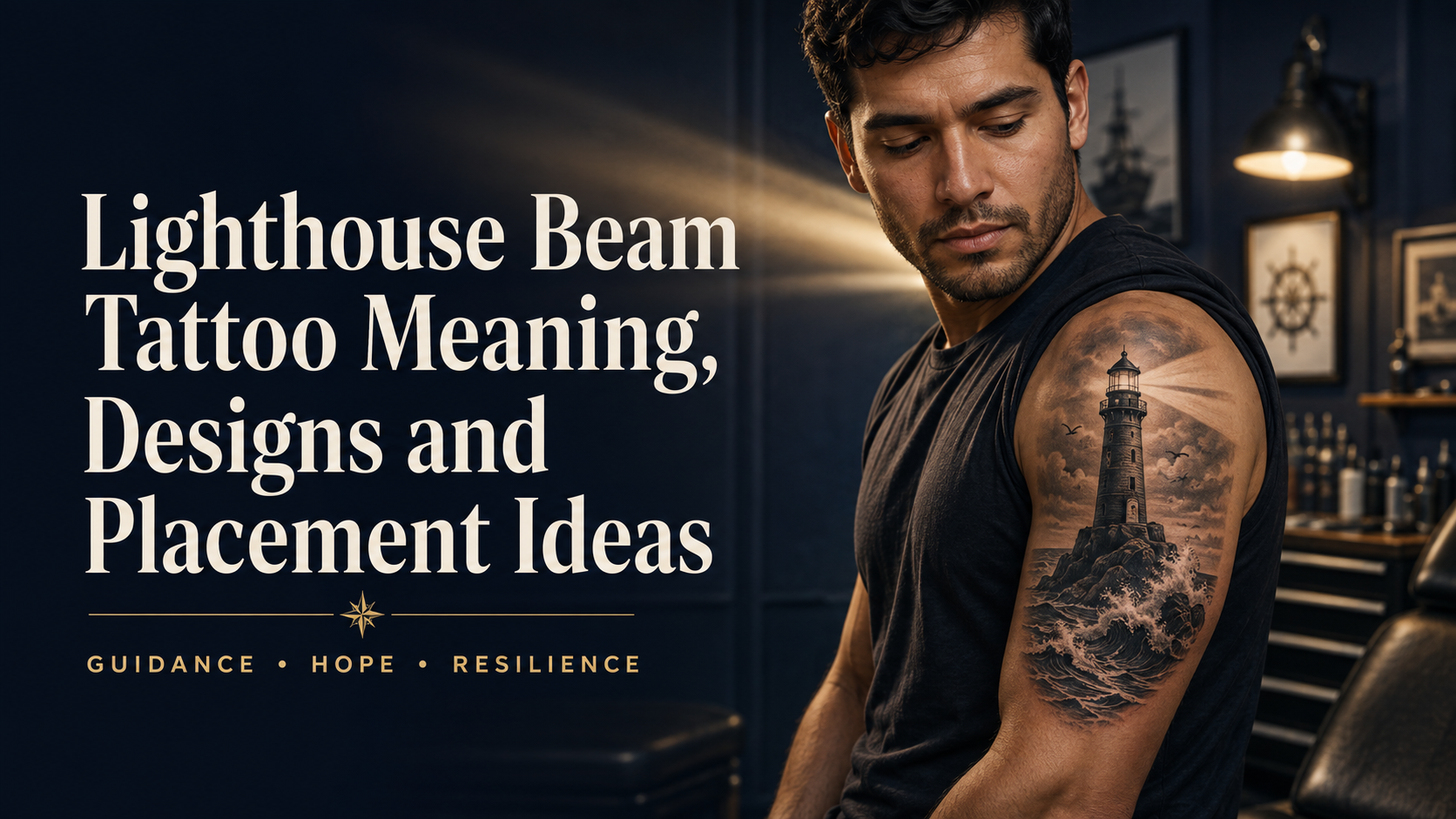 Lighthouse Beam Tattoo Meaning, Ideas and Symbolism