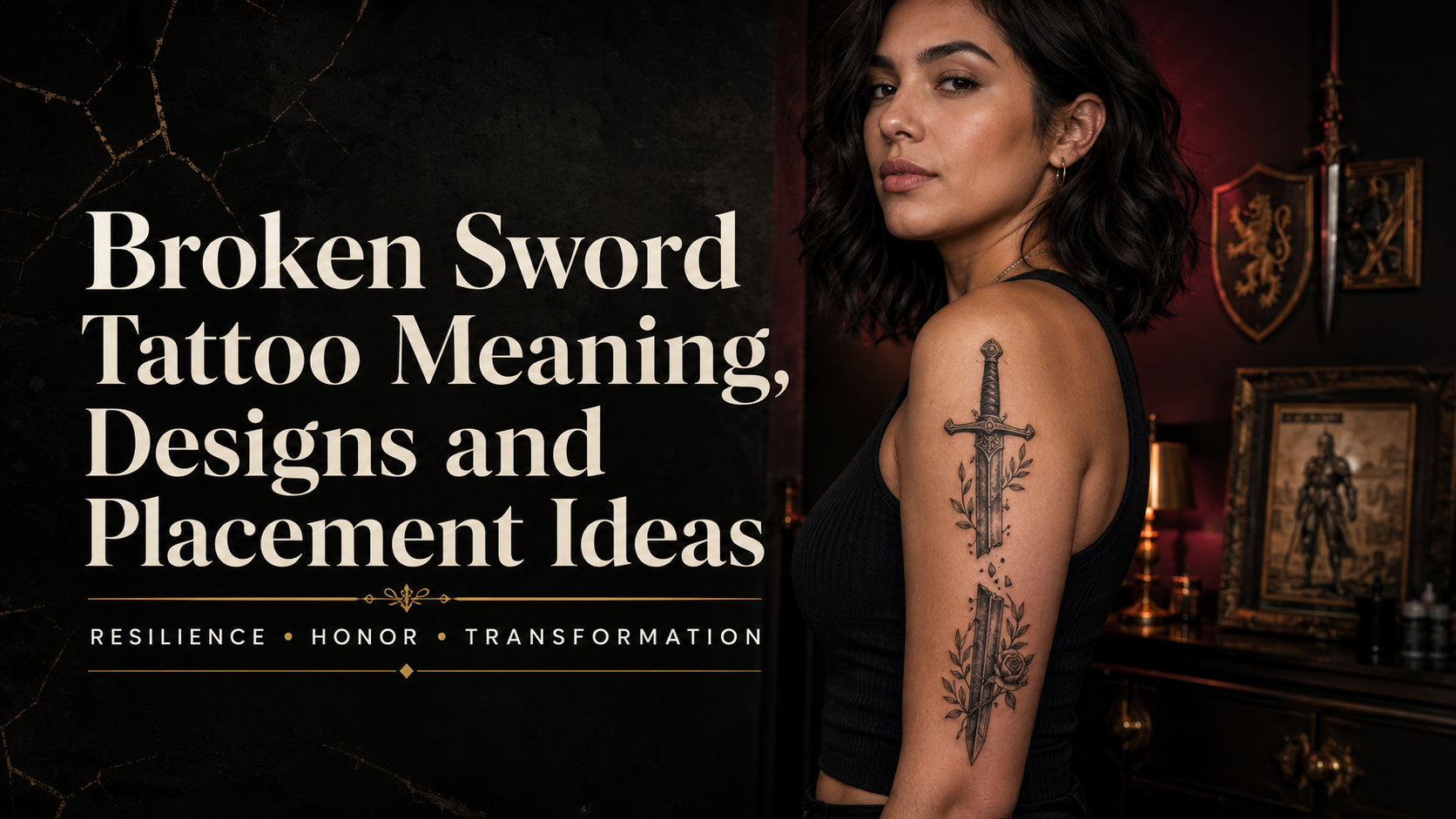 Broken Sword Tattoo Meaning, Designs and Placement Ideas