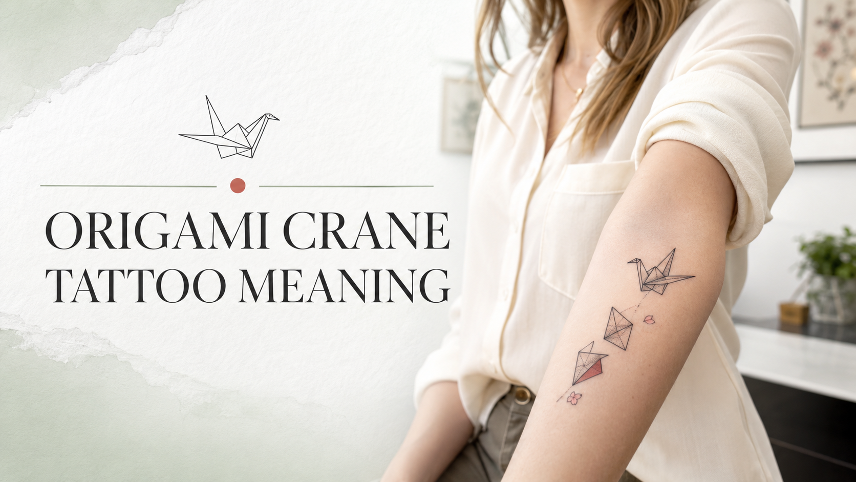 Origami Crane Tattoo Meaning: Symbolism, Ideas and Placement Inspiration
