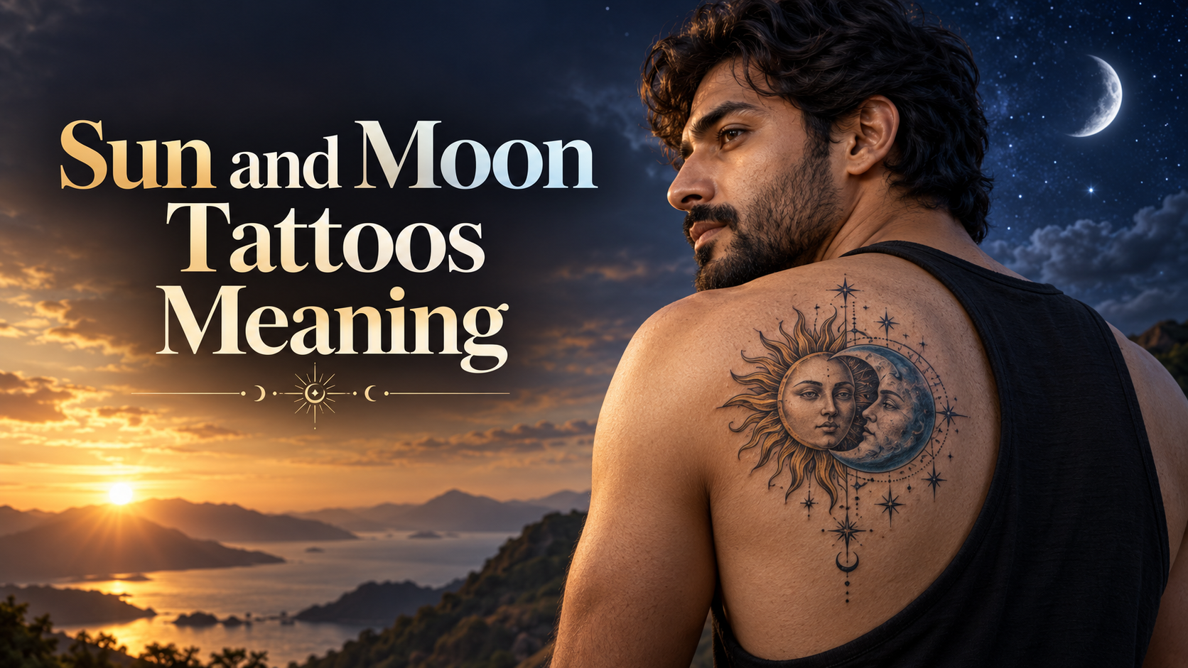 Sun and Moon Tattoo Meaning: Symbolism and Beautiful Ideas