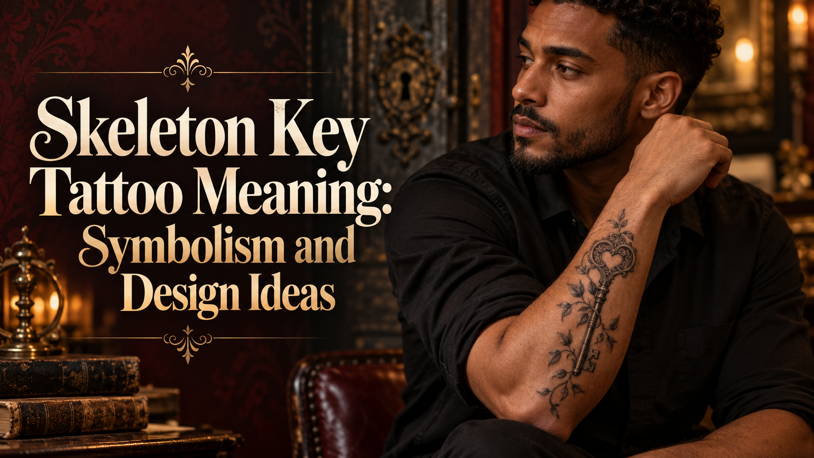 Skeleton Key Tattoo Meaning: Symbolism and Design Ideas